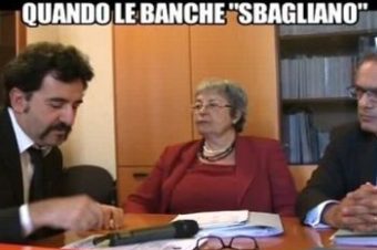 QUANDO LE BANCHE… “SBAGLIANO”